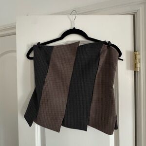 Zara Plaid Halter Top